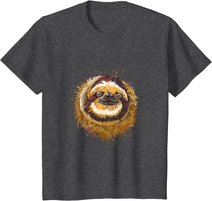 Faultier Shirt Damen Kinder Faultier Liebhaber Geschenk T-Shirt