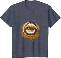 Faultier Shirt Damen Kinder Faultier Liebhaber Geschenk T-Shirt