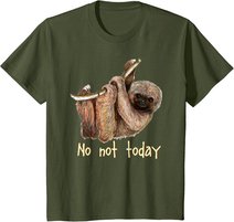 Süßes kleines Faultier, "Nein, nicht heute" T-Shirt