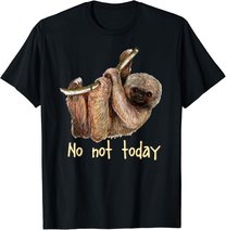 Süßes kleines Faultier, "Nein, nicht heute" T-Shirt
