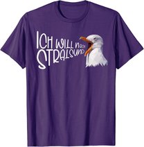 Stralsund Urlaub Ostsee Küste Möwe norddeutsch Möwen T-Shirt