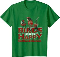 Tier Liebe Ornithologie Natur Vogel T-Shirt