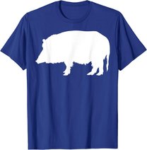 Wildschwein Keiler Schwein Jagen Jagd Jäger Wildnis Tiere T-Shirt