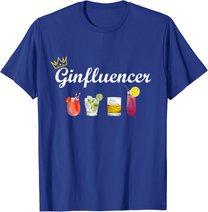 Gin Design Ginfluencer Cocktail Party Malle JGA Longdrink T-Shirt