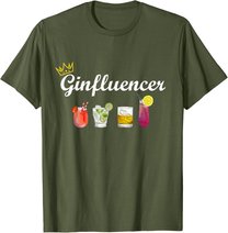 Gin Design Ginfluencer Cocktail Party Malle JGA Longdrink T-Shirt