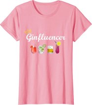 Gin Design Ginfluencer Cocktail Party Malle JGA Longdrink T-Shirt