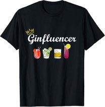 Gin Design Ginfluencer Cocktail Party Malle JGA Longdrink T-Shirt