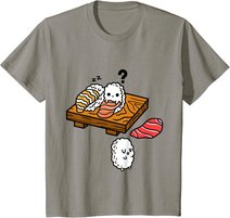 Sleep Walking Herren, Damen & Kinder Kawaii Sushi T-Shirt