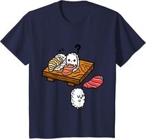 Sleep Walking Herren, Damen & Kinder Kawaii Sushi T-Shirt