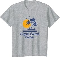 Cape Coral Florida FL City Beach Tourist T-Shirt
