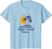 Cape Coral Florida FL City Beach Tourist T-Shirt