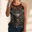 Summer New Women's Tank Top Vest Owl Bird Mushroom Tree Runes Viking Women Tank Top