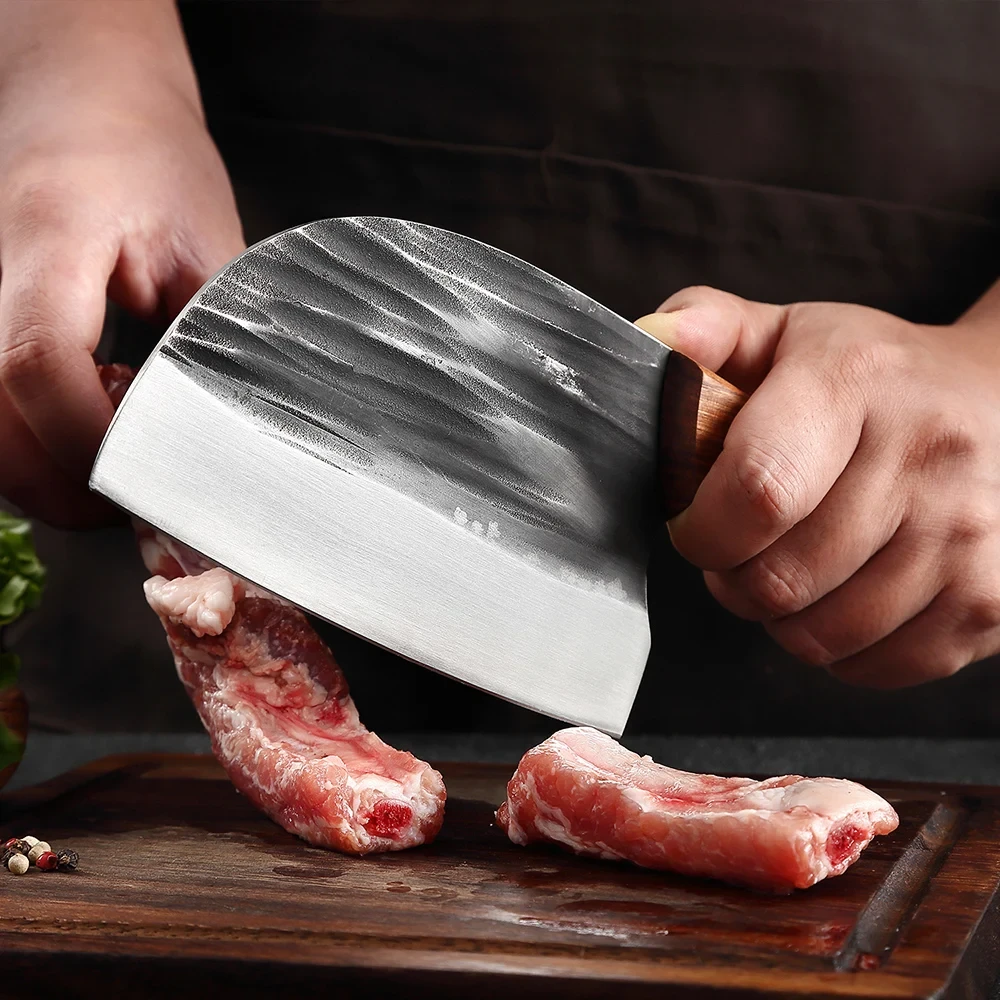 Professional meat cutting knife for kitchen
