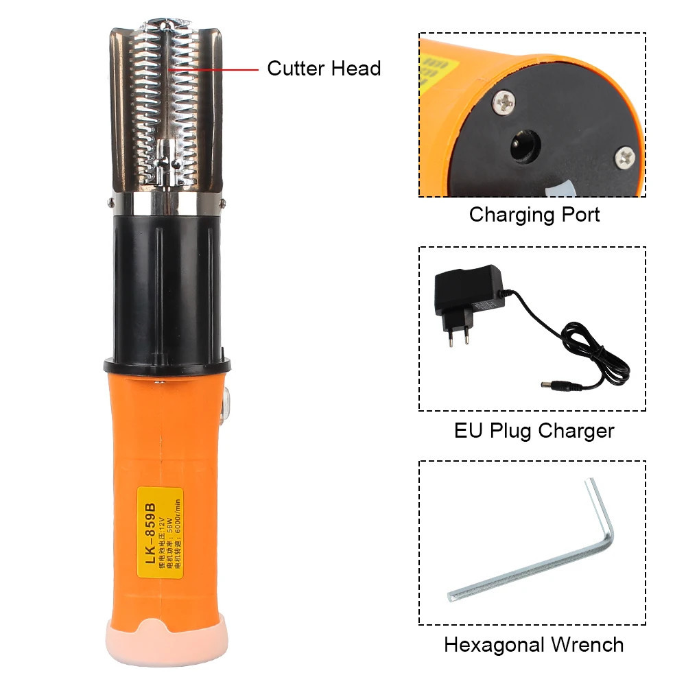 cordless rechargeable fish scaler
