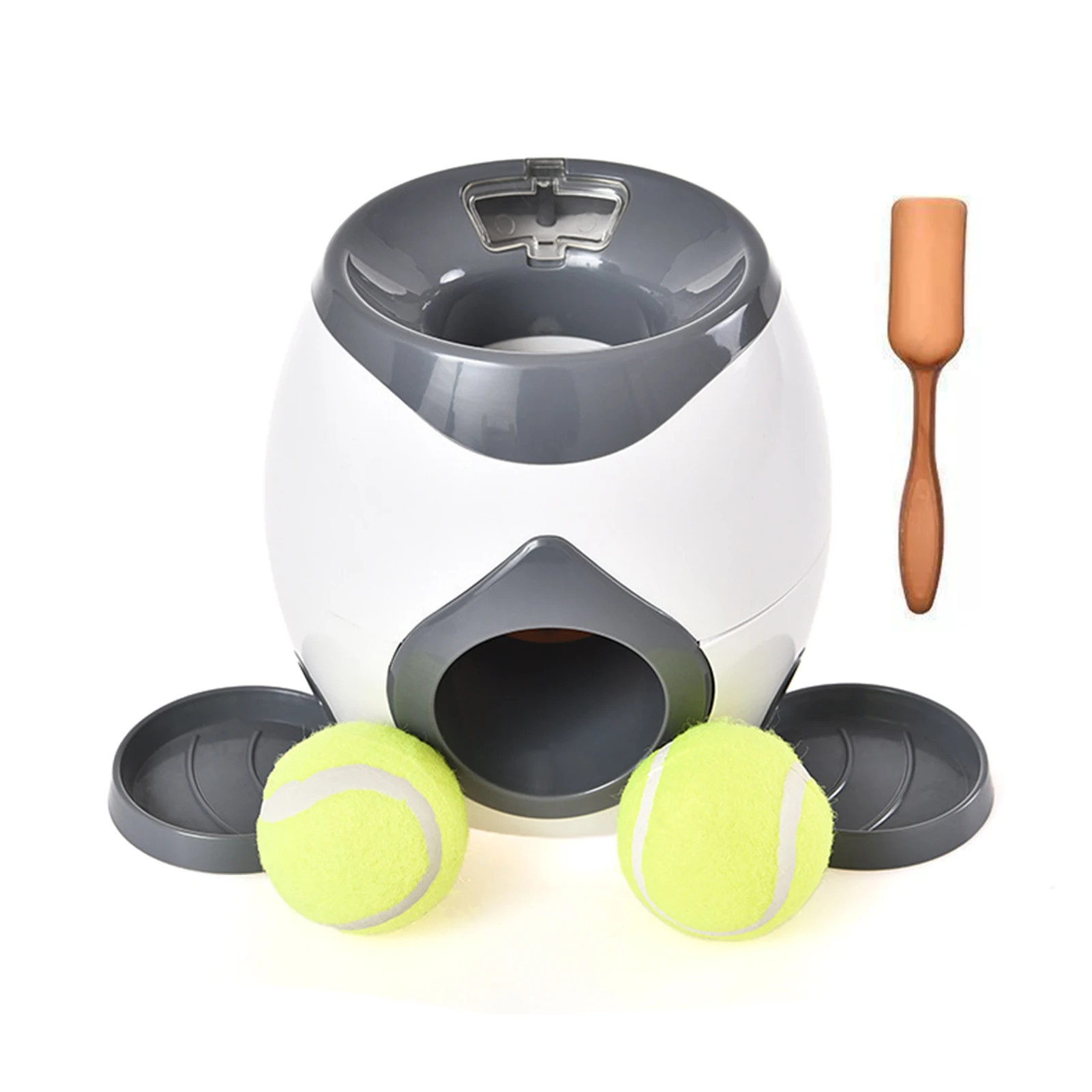 Tennis Ball Automatic Launcher and Dog Food Dispenser