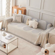 Nordic Tassel Throw Reversible Chenille Sofa Cover