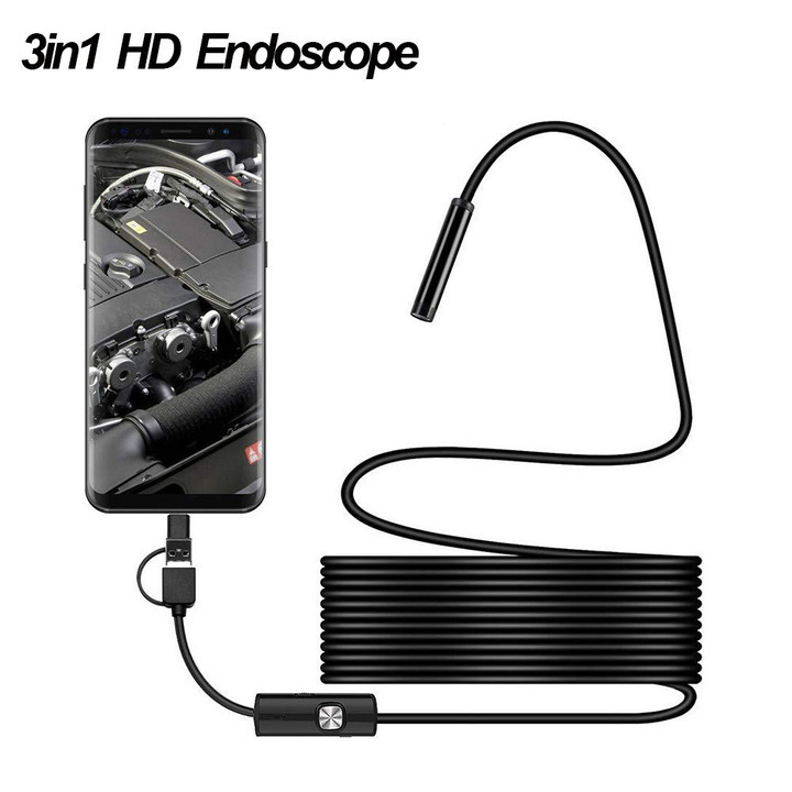 Portable LED Endoscope Camera