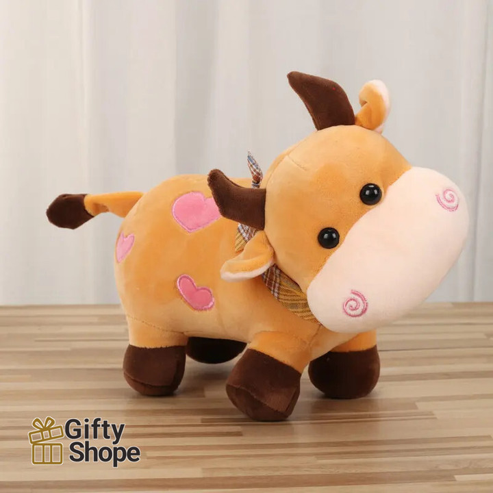 Cartoon Cute Cow Plush Toy Soft Animal Cattle Plush Toy