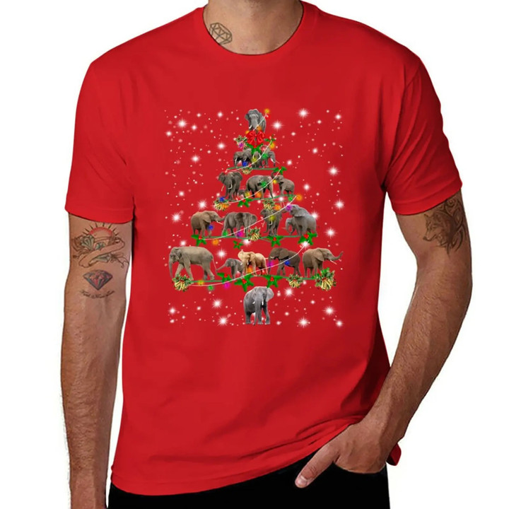 New Christmas Elephant Lovers Gift T-Shirt