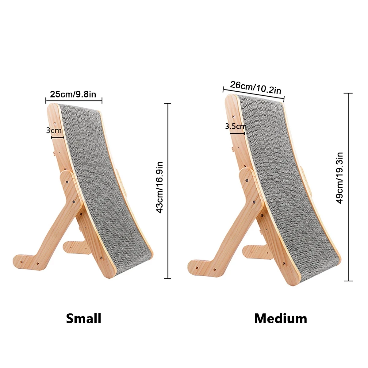 Easymeaow – Scratchslope – Solid Wood Framed Cat Scratcher