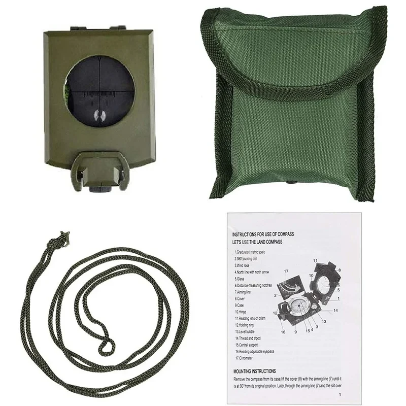 Destinek – Multifunctional Military Aiming Navigation Compass Compass