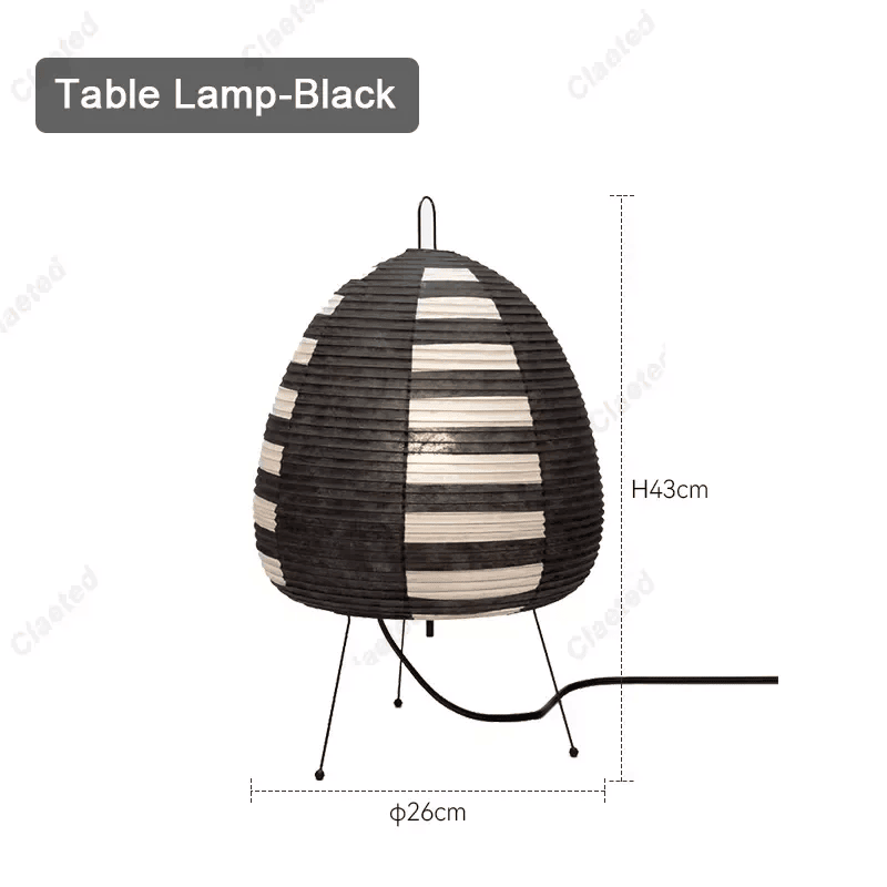 Japanese Rice Paper Table Lamp
