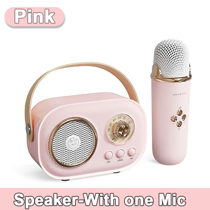 Mini Karaoke Machine Portable Bluetooth Speaker