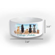 Miniature Pinscher Dog Just a Girl Who Loves Dogs Pet Bowl