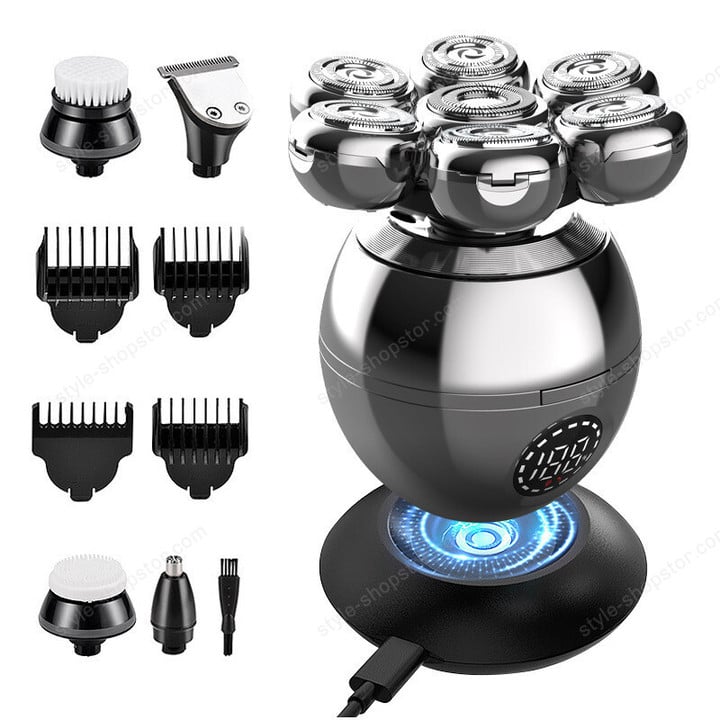 7D Floating Multifunctional Electric Hair Shaver
