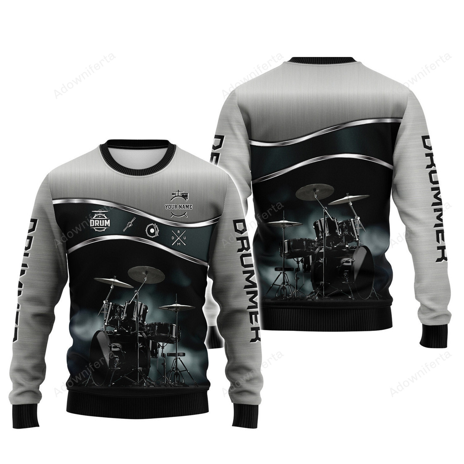Drum Set All Over Print Shirt