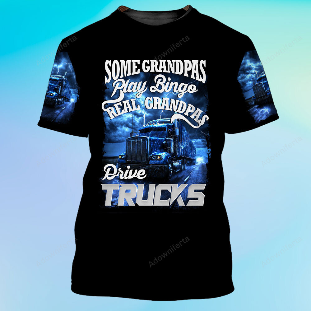 Real Grandpas Drive Truck All Over Print