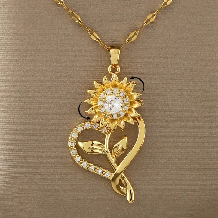 Sunflower Necklace