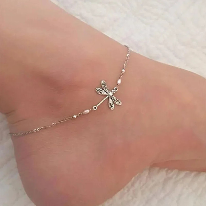 Dragonfly Anklet for Women