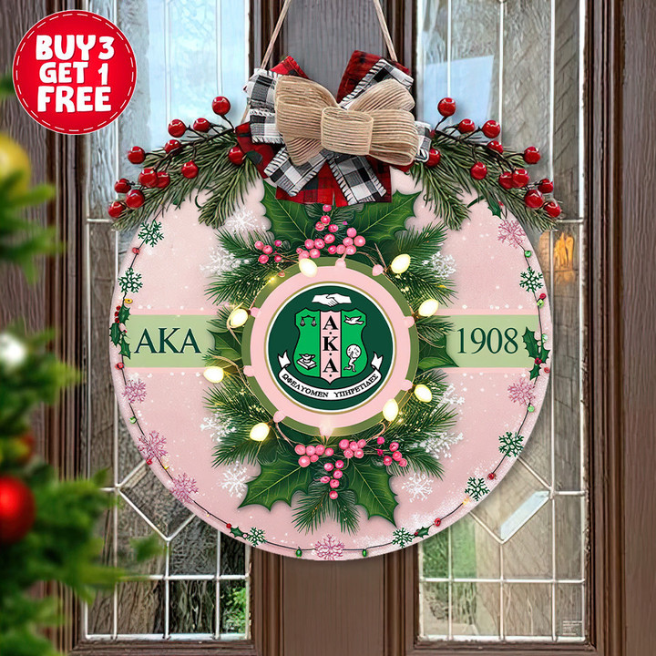 CHRISTMAS DOOR HANGER ALK APT 611243 AKA