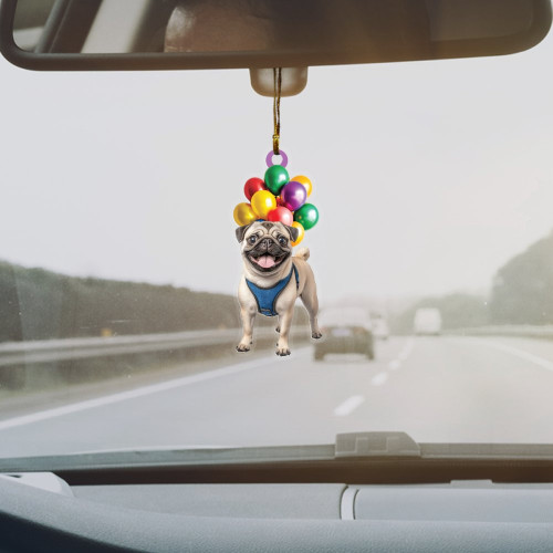 Pug Car Hanging Ornaments