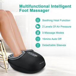 Shiatsu Foot Massager with Heat & Air Compression – 3 Massage Modes