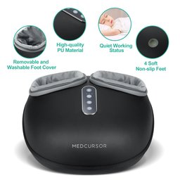 Shiatsu Foot Massager with Heat & Air Compression – 3 Massage Modes
