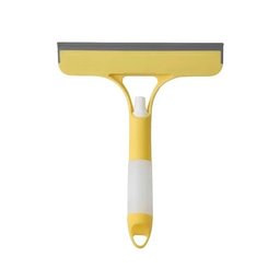 3-in-1 Spray Window Cleaner – Scrubber & Rubber Squeegee for Glass