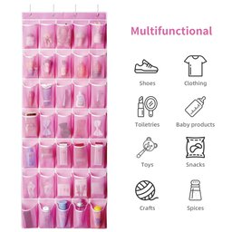 35-Pocket Over-the-Door Shoe Organizer – Space-Saving Hanging Shoe Rack