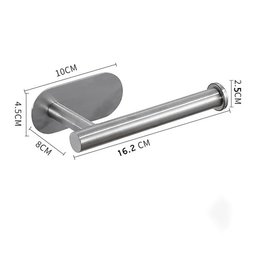 Adhesive Paper Towel Holder – Stainless Steel Wall-Mount & Under-Cabinet Roll Holder