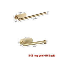 Adhesive Paper Towel Holder – Stainless Steel Wall-Mount & Under-Cabinet Roll Holder