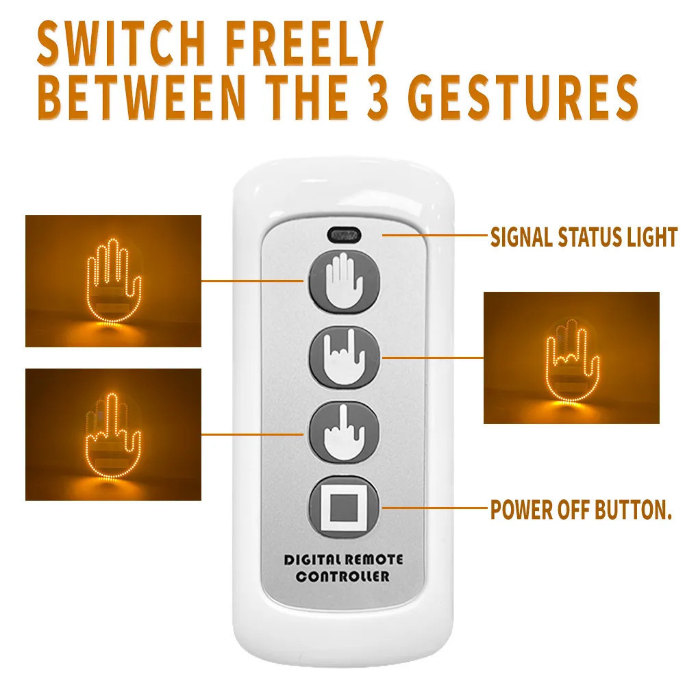 GloGesture - LED Hand Sign