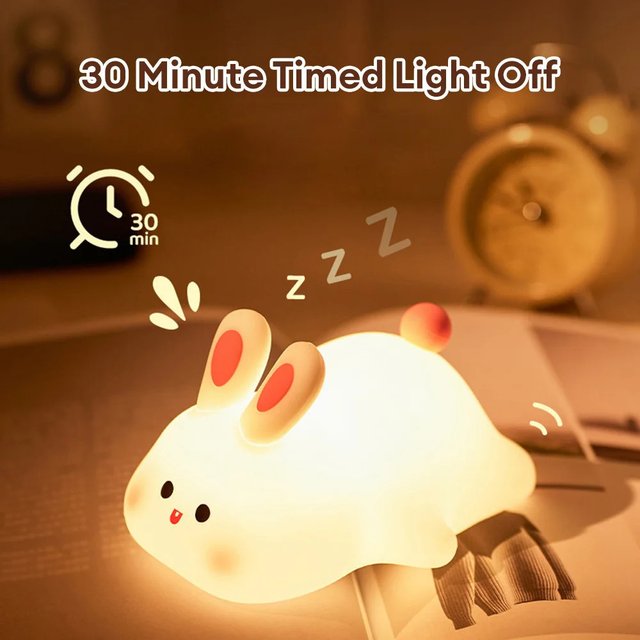 Silicone Bunny Night Light
