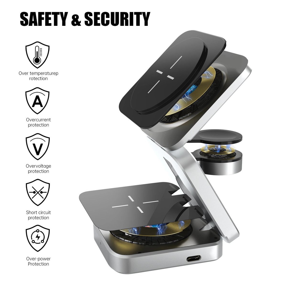 Neodesk – Portable 3-in-1 Wireless Charger