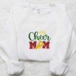 Cheer Mom Embroidered Shirt, Mothers Day Embroidered Shirt, Retro Mama Embroidered Shirt