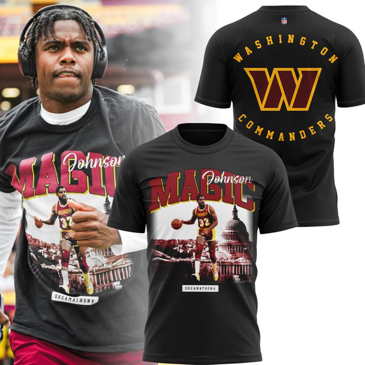 Washington Commanders Football 3D Cotton T-shirt