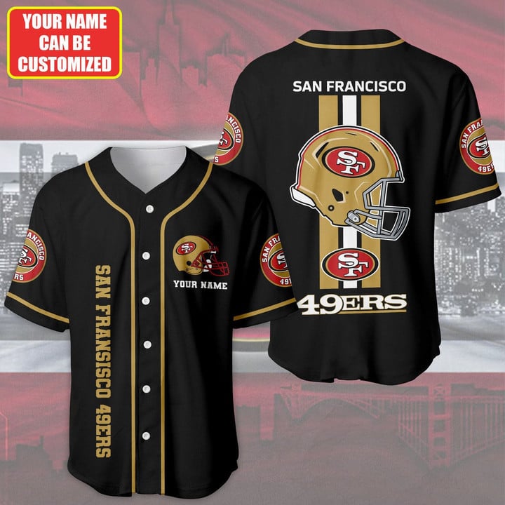 San Francisco 49ers- Baseball Jersey Shirt 3D S300301