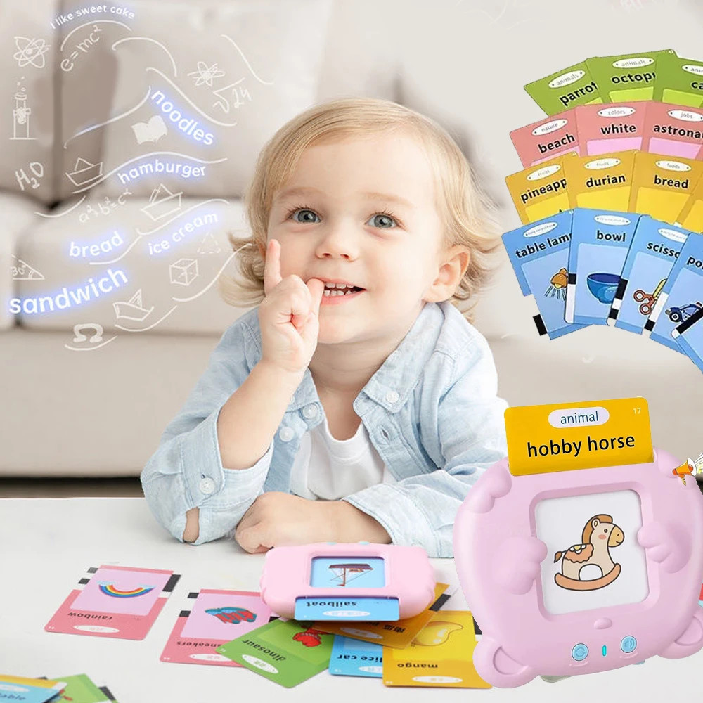 Talking Flash Cards Toddlers Learning Machine Early Educational Langua ...