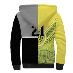 Custom Cricket AUNZ Spirit Sherpa Hoodie Aussie New Zealand Retro Edition