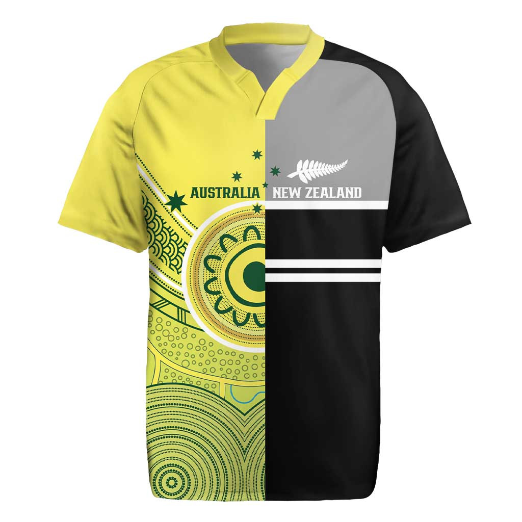 Custom Cricket AUNZ Spirit Rugby Jersey Aussie New Zealand Retro Edition